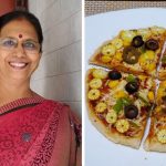 Corn Capsicum Pizza (Pan Pizza) /  1நிமிடம் போதும் ஓவன் தேவை இல்லை -மிக சுலபம்- Mallika Badrinath