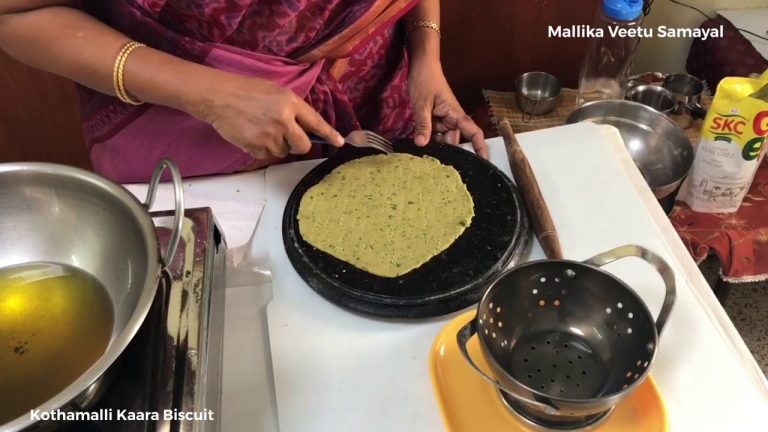 நெய்மணம் கமழும் கொத்தமல்லி கார பிஸ்கெட்/ coriander  Kaara  Biscuit