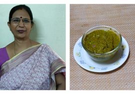 Drumstick leaves Thuvayal/ முருங்கைக்கீரை துவையல் – Mallika Badrinath
