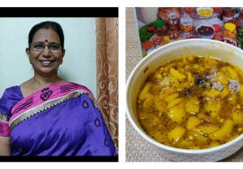 Lemon & Dates Sweet pickle / எலுமிச்சை பேரீச்சம்பழ ஊறுகாய்  -Mallika Badrinath