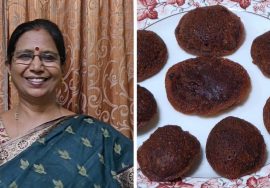 Ragi Banana Sweet Appam / கேழ்வரகு வாழைப்பழ இனிப்பு அப்பம் –  Mallika Badrinath