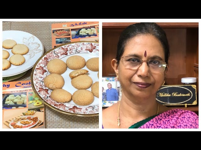 Butter Biscuit / (Eggless )பட்டர் பிஸ்கட் – Mallika Badrinath .ஓவன் இல்லாமலும் செய்யலாம் .