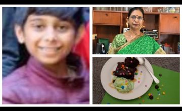 My Grandson’s Eggless Brownie Cake