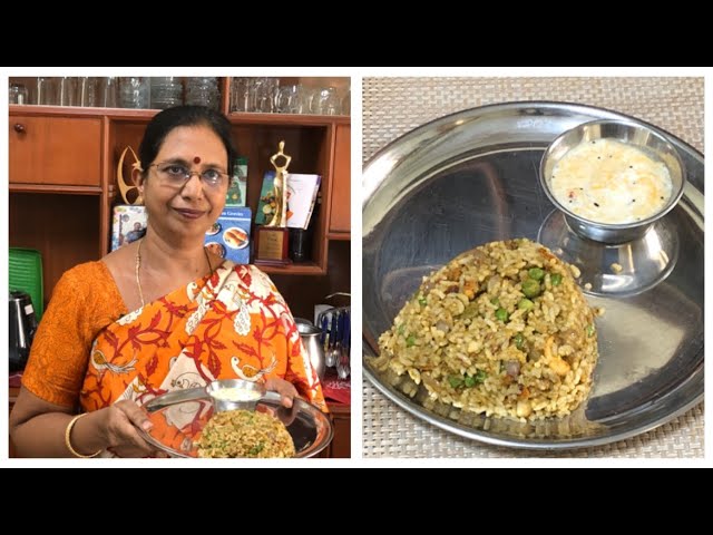 Mint Rice/ புதினா சாதம் . இது ஒன்றே  போதும் மதிய உணவிற்கு – எல்லோருக்கும் பிடிக்கும்.Lunchbox Recipe