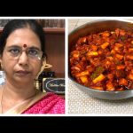 Cut Mango Pickle/ மாங்காய் ஊறுகாய் பூண்டு சேர்த்தது – மல்லிகா பத்ரிநாத்