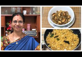 வைகுண்ட ஏகாதசிக்கு புளி அவல் உப்புமா, வெல்ல அவல் /Rice flakes Tamarind uppuma  and Sweet Aval