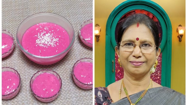 Strawberry souffle Vegetarian -Star hotel Dessert – நாமே சுலபமாக செய்யலாம்- Mallika Badrinath