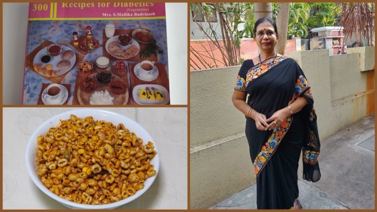ஆரோக்கியம் தரும் கோதுமை காரப்பொரி- சிற்றுண்டி Spicy Puffed wheat – Diabetic Snack- Mallika Badrinath