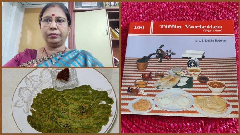 Palak Roti / பாலக் கீரை ரொட்டி  -செய்வது சுலபம்.. மாலை டிபன் – Mallika Badrinath