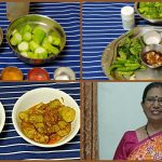 ஸ்டப்டு பீர்க்கங்காய் கறி (Rajasthani curry) &பீர்க்கங்காய்தோல் பிரண்டை துவையல் – Mallika Badrinath