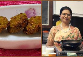 பட்டாணி முட்டைக்கோஸ் வடை/Green peas cabbage  vadai – No onion. No garlic – Mallika Badrinath