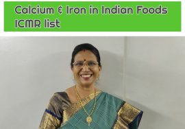 #Shorts162-List of calcium & Iron in Indian Foods by ICMR/ Indian Council of Medical Research.