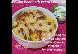 Thanks giving to  all  Subscribers & Viewers by  Mallika Badrinath .