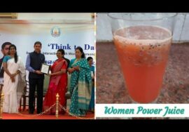 #Shorts 229 : Women Power Juice / Watermelon +Pomegranate +Orange – Iron Rich Immune Boosting Drink