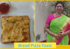 #Shorts279 -Bread Pizza Toast/Rawa Toast/ Quick Tiffin /Breakfast – Mallika Badrinath
