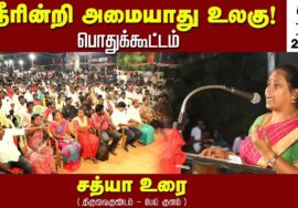19-06-2023 திருவைகுண்டம் பேய்குளம் – சத்யா உரை | நீரின்றி அமையாது உலகு பொதுக்கூட்டம் | சீமான்