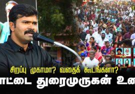 சாட்டை துரைமுருகன் உரை | சிறப்பு முகாமா? வதைக்கூடமா? சீமான் தலைமையில் மாபெரும் ஆர்ப்பாட்டம் திருச்சி