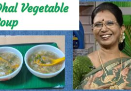 Dhal vegetable soup / வெஜிடபிள் சூப் – Mallika Badrinath Recipes