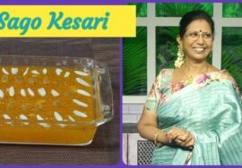 Sago kesari/Javvarisi kesari |Mallika Badrinath Recipes |ஜவ்வரிசி  கேசரி செய்ய சில நிமிடங்களே போதும்