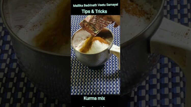 #Shorts 414 Kurma mix – Ready mix powder – Home made / Mallika Badrinath Tips – Tips & Tricks