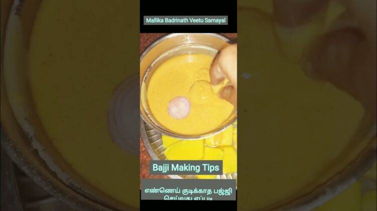 #Shorts 417 Bajji Tips-Baby corn Bajji + Onion + Pumpkin Bajji -இப்படி செய்தால் எண்ணெயே குடிக்காது.