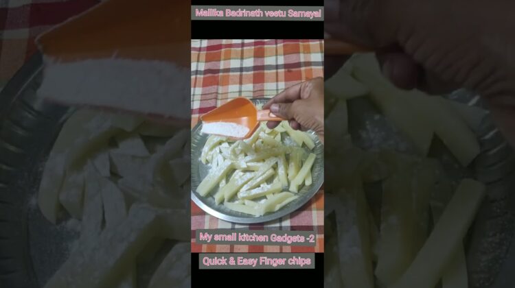 shorts418 – My kitchen small gadgets -2 – Finger chips in a jiffy ( French Fries)