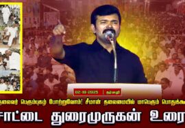 02-10-2025 சாட்டை துரைமுருகன் உரை |பெருந்தலைவர்பெரும்புகழ்போற்றுவோம்! சீமான் தலைமையில்பொதுக்கூட்டம்