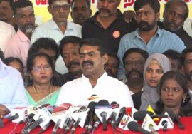 28-12-2025 சென்னை | தேமுதிக நிறுவனத் தலைவர் விஜயகாந்த் 2ம் ஆண்டு நினைவு நாள் – சீமான் மலர் வணக்கம்