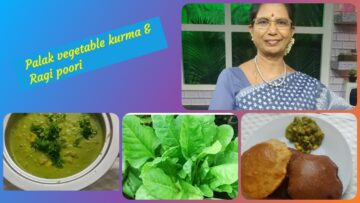 Palak vegetable kurma – simple & tasty side dish