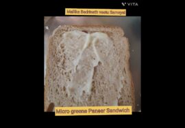 Protein rich Micro greens Sandwich / Mallika Badrinath