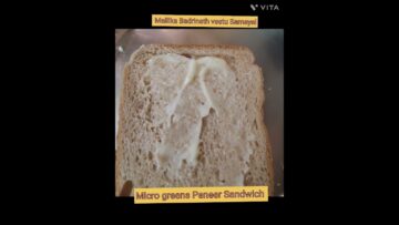 Protein rich Micro greens Sandwich / Mallika Badrinath