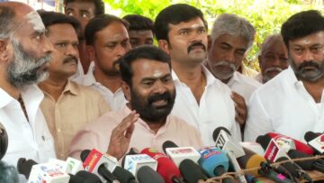 பசும்பொன் தேவர் திருநாள் – சீமான் செய்தியாளர் சந்திப்பு | அம்பாசமுத்திரம் இடைத்தேர்தல்